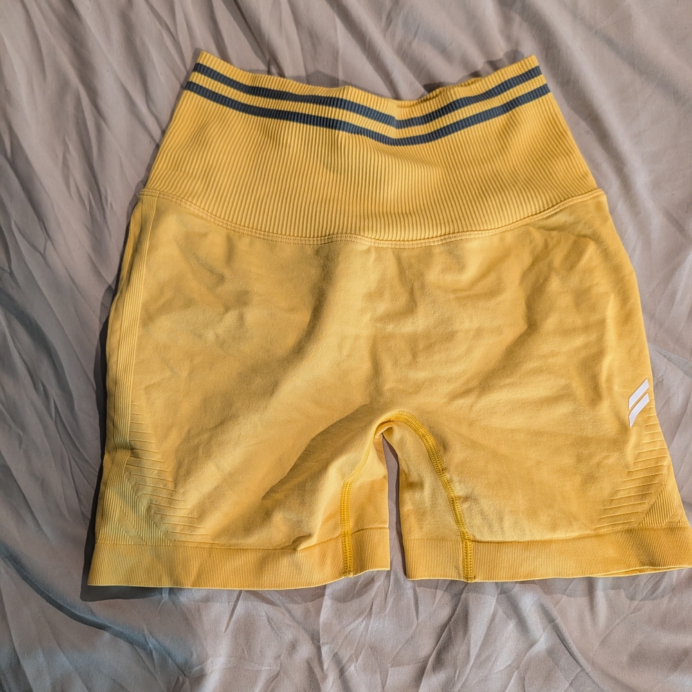 DOYOUEVEN Yellow Women's Athletic Shorts